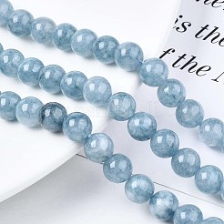 Окрашенные природного кварца круглый шарик нити&nbsp;X-G-R173-8mm-03