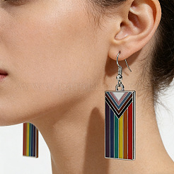 Boucles d'oreilles en alliage émaillé&nbsp;WG0ED1D-01