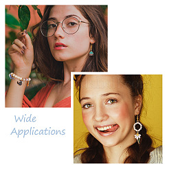 Подвески из сплава с покрытием в 52 стилях&nbsp;ENAM-CD0001-21-RS