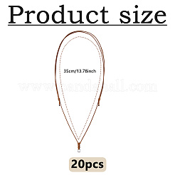 20шт регулируемый вощеный шнур для изготовления ожерелья&nbsp;AJEW-DC0003-45B