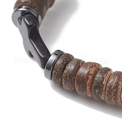 Браслеты из синтетической бирюзы с крестом&nbsp;BJEW-JB13018