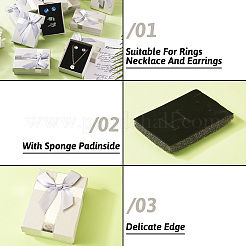 Прямоугольные бумажные подарочные коробки с бантом&nbsp;CON-TAC0010-89B