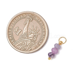 5 шт. двухцветные подвески из натурального малазийского нефрита&nbsp;PALLOY-JF05175-01