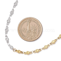 Женские ожерелья-цепочки в форме листьев и цветов из нержавеющей стали 304&nbsp;NJEW-JN05585