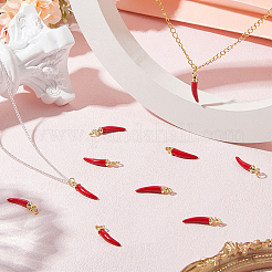 Кулоны с эмалью из латуни&nbsp;KK-BBC0018-65