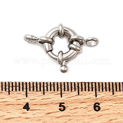 Латунная застежка пружинного кольца&nbsp;KK-D407-01P-B