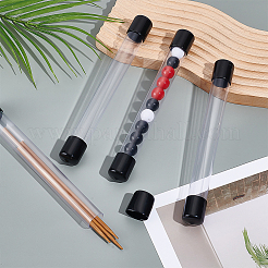 Прозрачные пластиковые трубки для хранения бусин из ПВХ&nbsp;AJEW-WH0348-767B