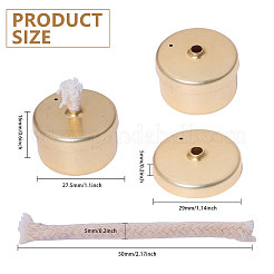 Brûleur à alcool en laiton&nbsp;AJEW-WH0166-79G