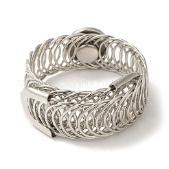 Изготовление регулируемых браслетов из латуни&nbsp;BJEW-R037-11