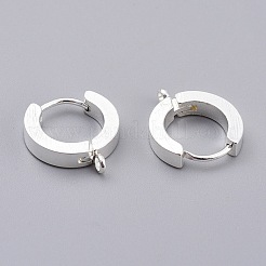 201 orecchini a cerchio huggie in acciaio inossidabile&nbsp;STAS-A167-01A-S