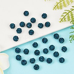 Polymer Ton Strass Perlen&nbsp;RB-H284-6MM-Half-229