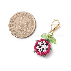 Подвесные украшения из бисера из питайи&nbsp;HJEW-MZ00372