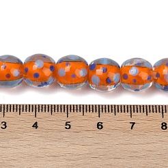 Нити ламвордских бусин ручной работы&nbsp;LAMP-P069-01A-03