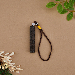 3 stücke 3 stil glückverheißende wolke & lotus & drachen muster holz zahnstocher halter&nbsp;AJEW-FH0004-15