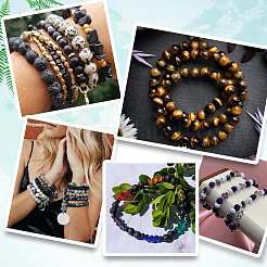 DIY-Armband-Sets aus natürlichem schwarzem Onyx&nbsp;DIY-SC0030-25