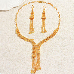 Комплекты из винтажных сплавов с кисточками и ожерелий для женщин&nbsp;QC3206