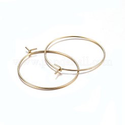 Orecchini a cerchio in acciaio chirurgico inossidabile 316&nbsp;X-STAS-P210-26G-02