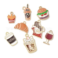 16шт 8 стиля подвески из сплава с эмалью&nbsp;ENAM-FP0002-50