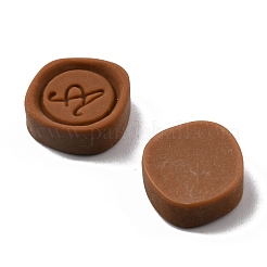 Имитации кабошонов еду смолы&nbsp;RESI-WH0035-18D-A01