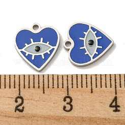 Breloques en émail en acier inoxydable 304&nbsp;STAS-L022-004P