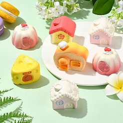 10 шт. 5 стиля украшения для дома из смолы&nbsp;AJEW-CJ0001-79