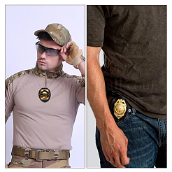 Держатель для значка из коровьей кожи&nbsp;AJEW-WH0696-023A