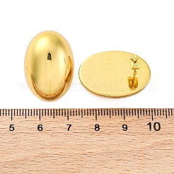 Pendientes ovalados de acero inoxidable 304&nbsp;EJEW-A125-78G