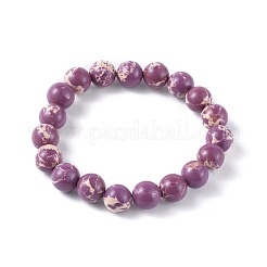 Braccialetti sintetici elasticizzati in perle regalite&nbsp;BJEW-K212-B-024-1