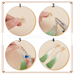 10 шт. латунные серьги-гвоздики&nbsp;KK-BC0010-50