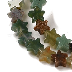 Природного индийского агата бисер нитей&nbsp;G-G085-B11-02