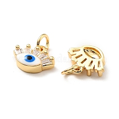 Кулоны из экологически чистой латуни с прозрачным кубическим цирконием KK-D080-39G