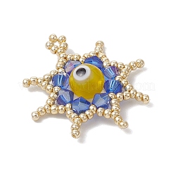 Подвески-звезды из стеклянных бусин&nbsp;PALLOY-MZ00624-05