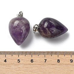 Natürlichen Amethyst Edelsteinanhänger&nbsp;GG-K002-13R