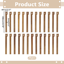 Деревянные закладки&nbsp;AJEW-WH0481-22