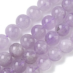 Нити бусин из натурального лавандового аметиста&nbsp;G-F306-11-10mm-01