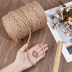 100 м джутовый витой шнур&nbsp;OCOR-WH0078-470A