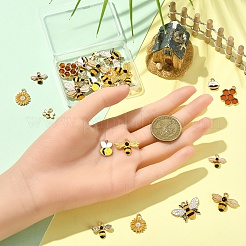 30шт 10 стиля подвески из сплава с эмалью&nbsp;ENAM-YW0005-91