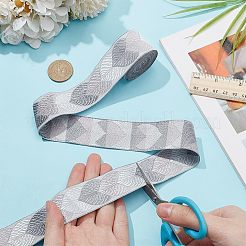 3 м полиэстеровая жаккардовая лента в виде листьев для аксессуаров одежды&nbsp;OCOR-DR0001-14E