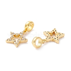 Латунь кубический цирконий европейские подвески с подвесками KK-B037-05G