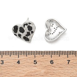 Aretes de latón con micro pavé de circonio cúbico para mujer&nbsp;EJEW-A168-09P