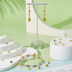 300шт. 6 набора стеклянных бусин для гальванопокрытия&nbsp;GLAA-SC0002-68B