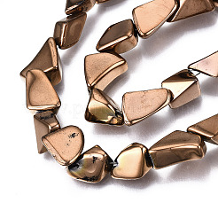 Бусины непрозрачные гальванические&nbsp;EGLA-T024-01C-03