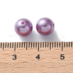 Perles en plastique imitation perle&nbsp;FIND-M059-01C-03
