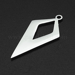 Подвески из нержавеющей стали 201 с открытой задней частью и безелем STAS-R111-LA067-22