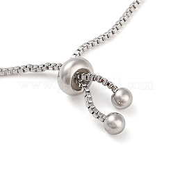 Браслеты-слайдеры со стразами и кристаллами из сплава&nbsp;LS-BJEW-F469-01P