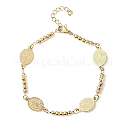 Браслеты из нержавеющей стали 304 Religion&nbsp;LS-BJEW-F524-04A-G