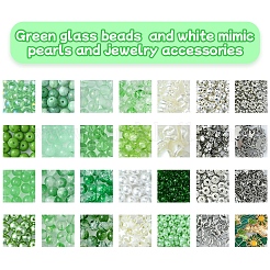 Набор для самостоятельного изготовления браслетов из стеклянных бусин&nbsp;DIY-FS0007-69