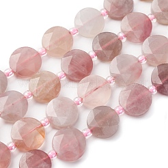 Природного розового кварца нитей бисера G-C116-A174-01