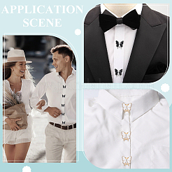 4 шт. 2-х цветные кнопки со стразами из сплава&nbsp;FIND-ME0002-78