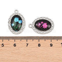 Подвески из сплава эмали и горного хрусталя&nbsp;FIND-H065-01P